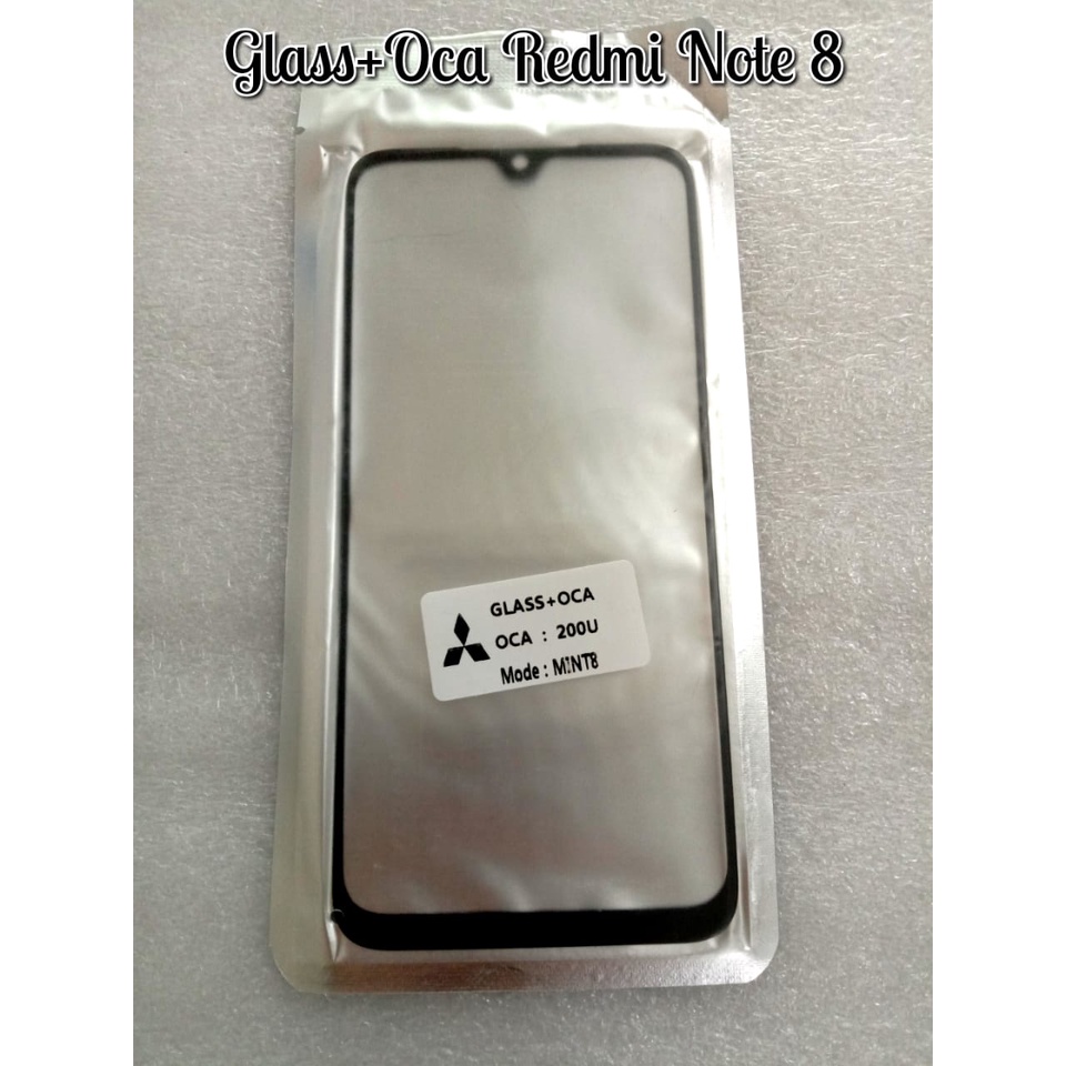 Glass Plus Oca Redmi Note 8 Kaca Lcd + Oca Redmi Note 8