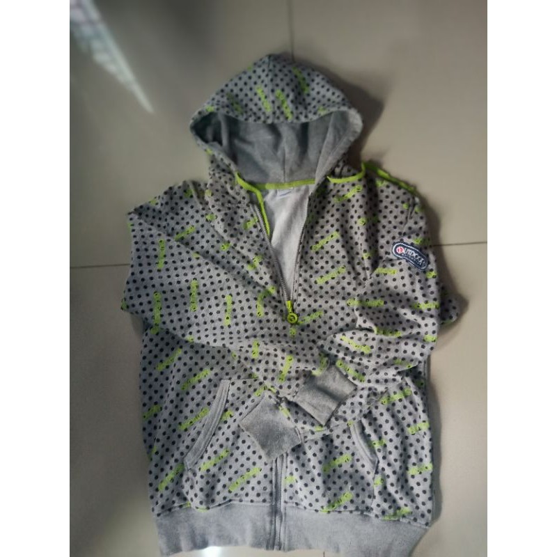 jaket outdoor products polkadot