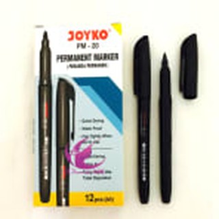 Jual Joyko Spidol Permanent Marker Joyko PM-20 Hitam Indonesia|Shopee
