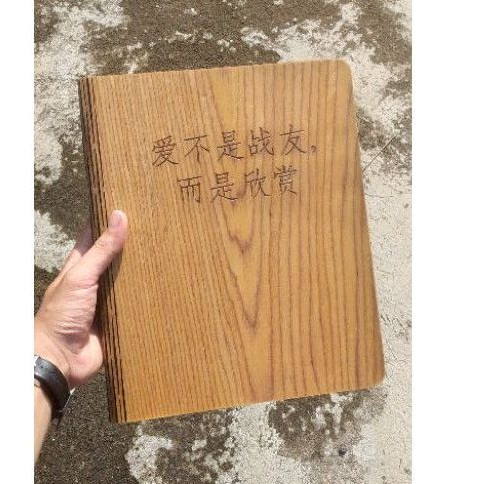 

Buku Agenda BINDER B5 Cover Kayu - by Kayuyo Custom Grafir