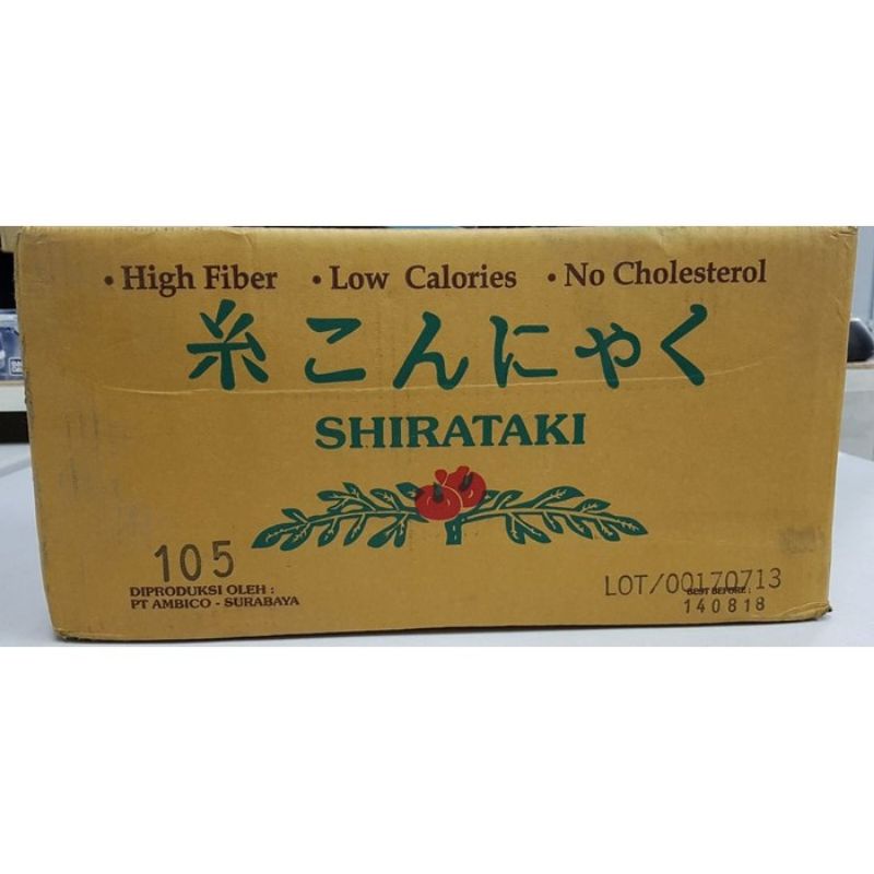 MIE SHIRATAKI BIRU BASAH WET SHIRATAKI PER BOX ISI 25 PACK