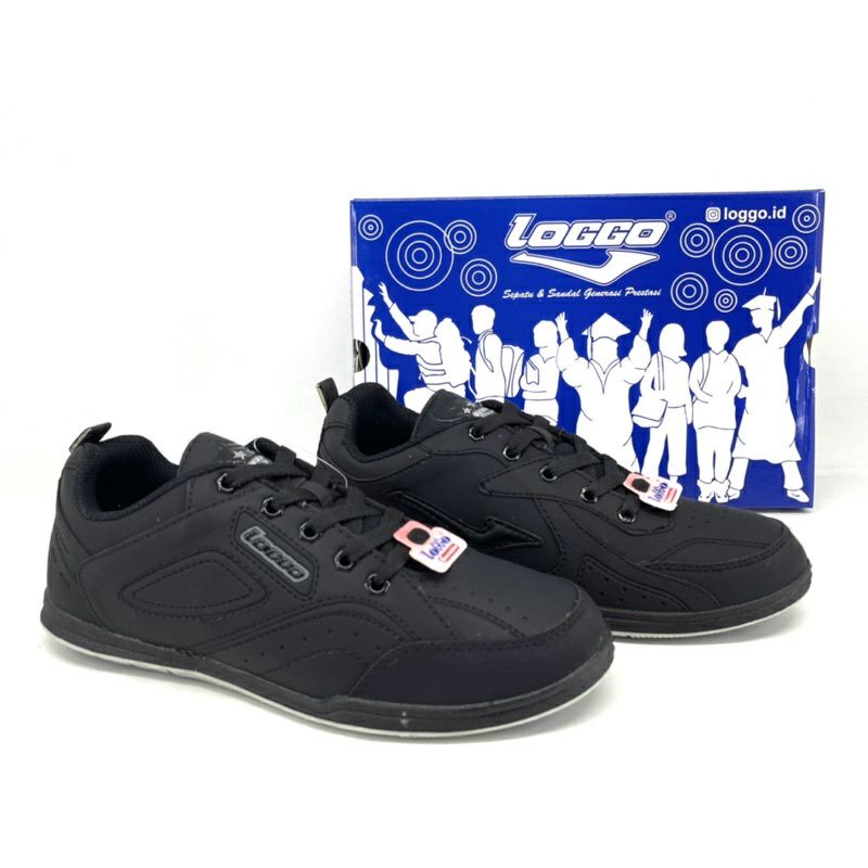Sepatu sekolah pria dan wanita buat SMP/SMA model casual original LOGGO ukuran 37-42.