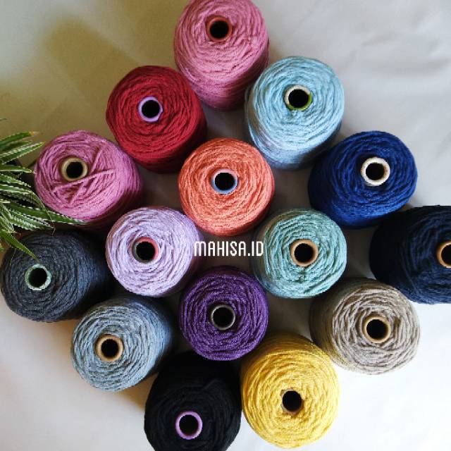Tali Katun Macrame Warna 4MM 1kg Part 1 Tali Makrame