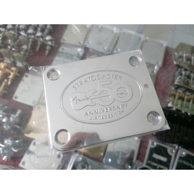 Neckplate Fender Anniversary 50th for stratocaster