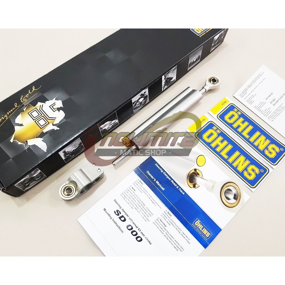 Steering Damper Stabilizer Stang OHLINS SD 000 Stroke 63 TI