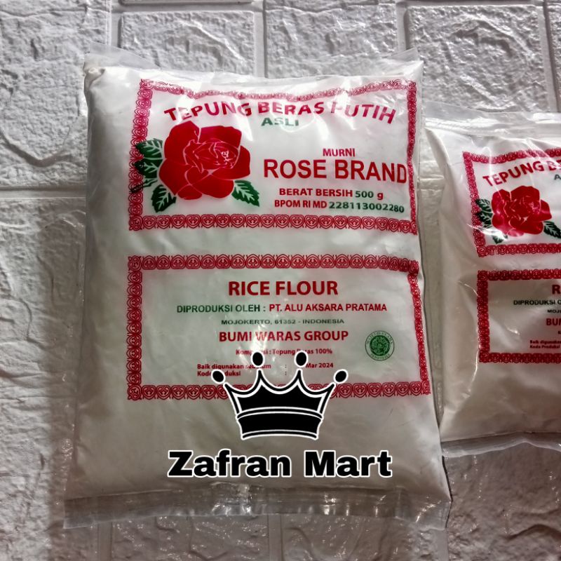

Tepung Beras Putih 500gr Rose Brand