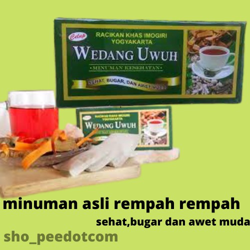 

WEDANG UWUH CELUP MINUMAN KESEHATAN KHAS IMOGIRI JOGJA