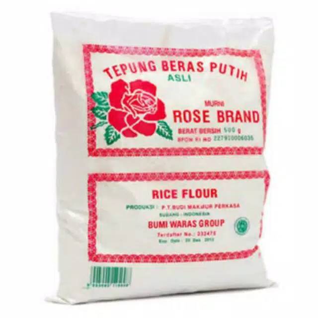 

tepung beras rose band 500 gram