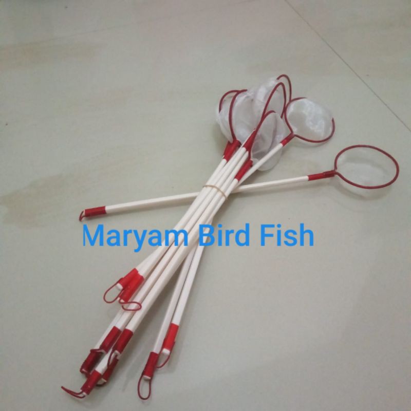 Serok Saringan Ikan Cupang Artemia Kutu Air Jaring Halus Gagang Melamin