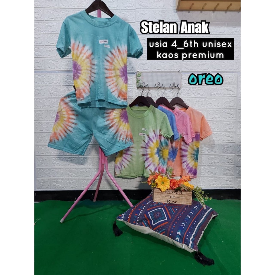 SETELAN KAOS KULOT ANAK TANGGUNG CASUAL SET 4 -6 TAHUN