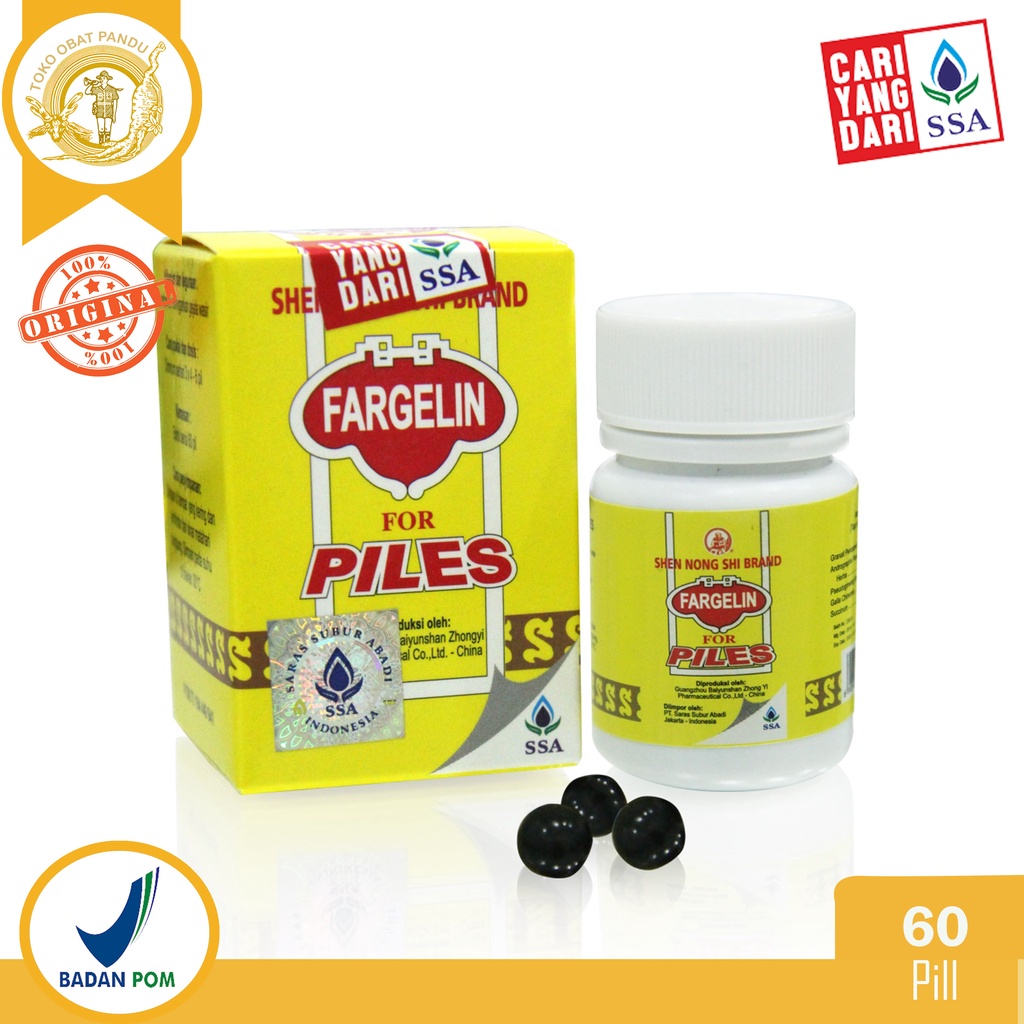 FARGELIN FOR PILES / HUA ZHI LING / OBAT WASIR