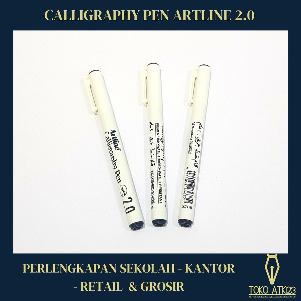 Drawing Pen / Calligraphy Pen / Bolpen Kalifrafi Artline 2.0 EK-242