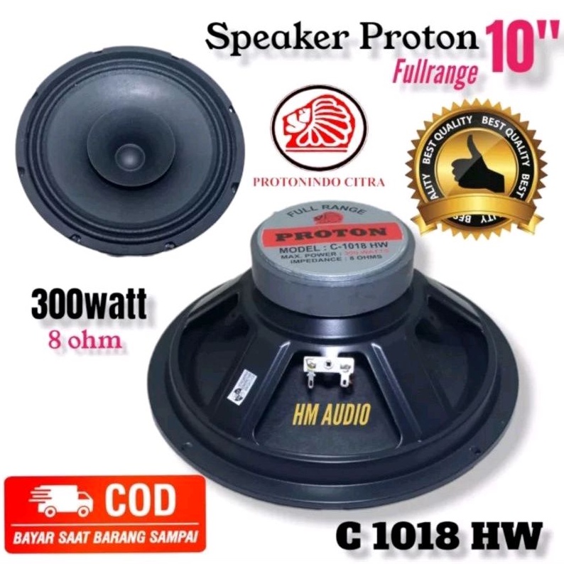 Speaker PROTON 10 INCH Fullrange Speaker 10 inch Proton