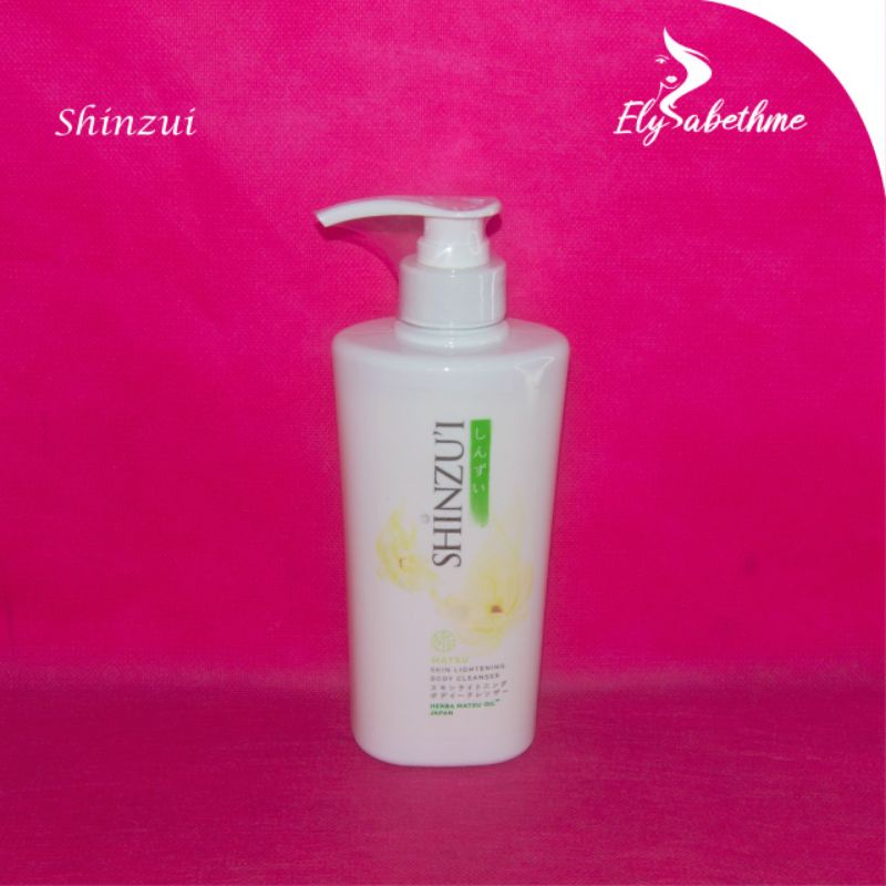 ✿ELYSABETHME✿ Shinzui Body Cleanser sabun badan pump mencerahkan memutihkan kulit badan