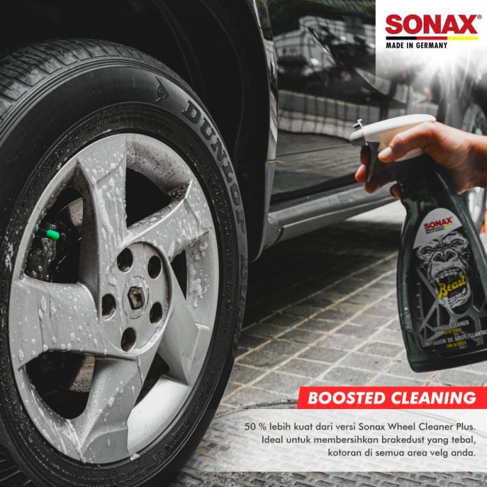 Sonax Beast Wheel Cleaner 1 L Pembersih Velg Roda Mobil