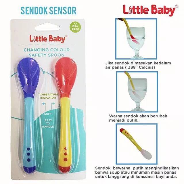 Sendok Sensor Suhu Warna Little Baby Changing Colour Spoon Y1