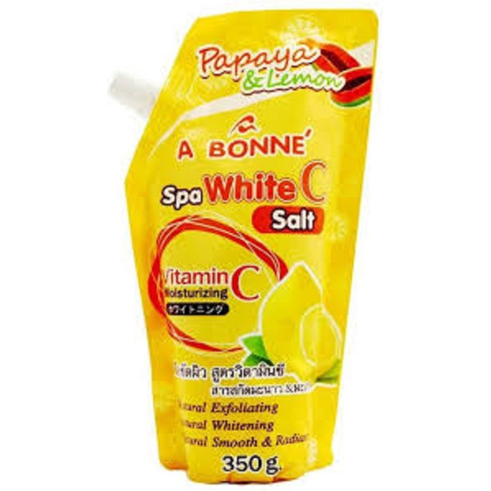 RR A BONNE SPA WHITE C SALT PAPAYA N LEMON 350GR   WHITE C SALT ABONNE Limited Oke