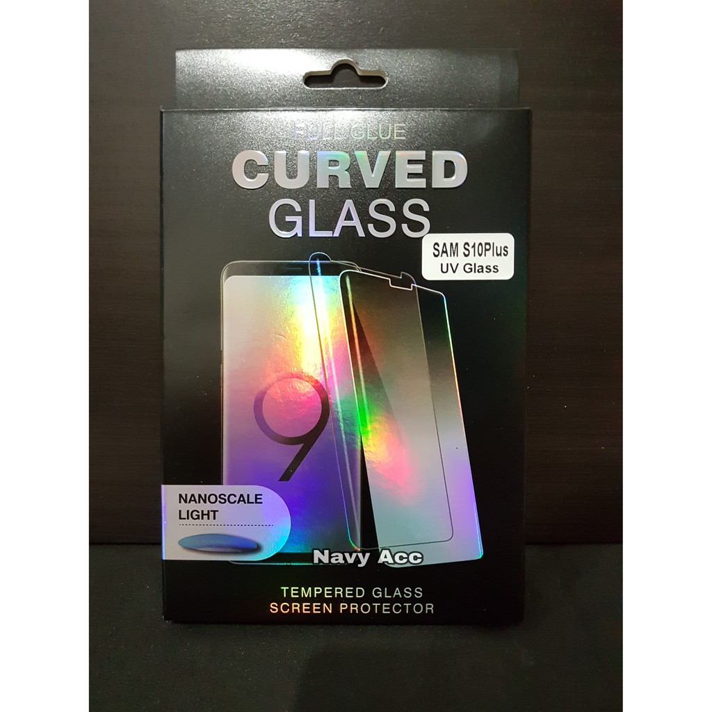 Tempered Glass UV Full Glue Samsung S10 - S10 Plus - Tempered UV