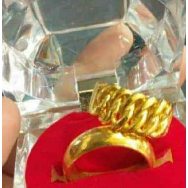 Cincin emas asli 24K kadar 99