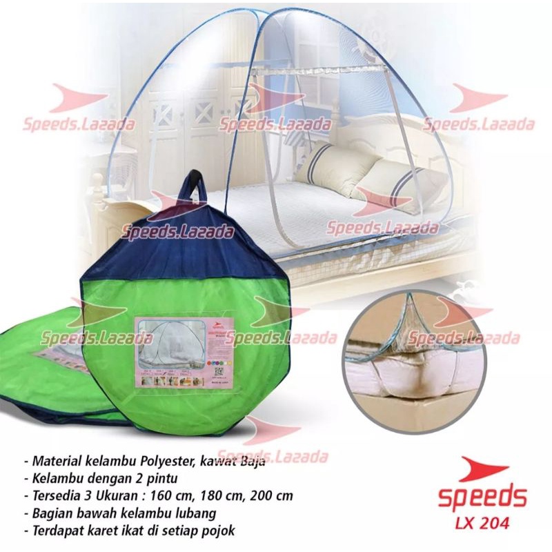 kelambu tenda jumbo kelambu lipat kelambu speeds 180x200 200x200