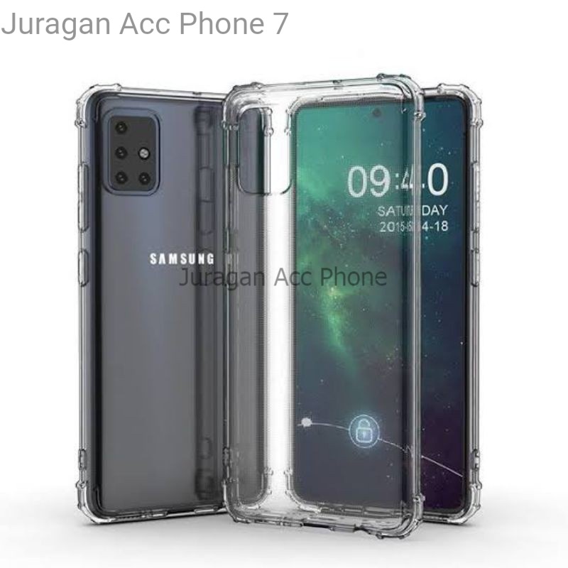 Case Anticrack Soft Case Bening Anti Shock Samsung Galaxy A71 Casing Silikon Anti Crack Samsung A71 