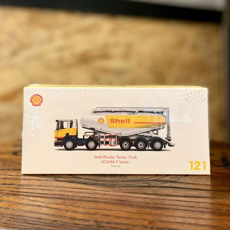 TINY CITY 121 SCANIA P SERIES SHELL POWDER TANKER TRUCK