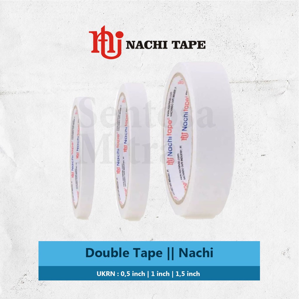 

Double Tape Nachi ukuran 12mm dan 24mm