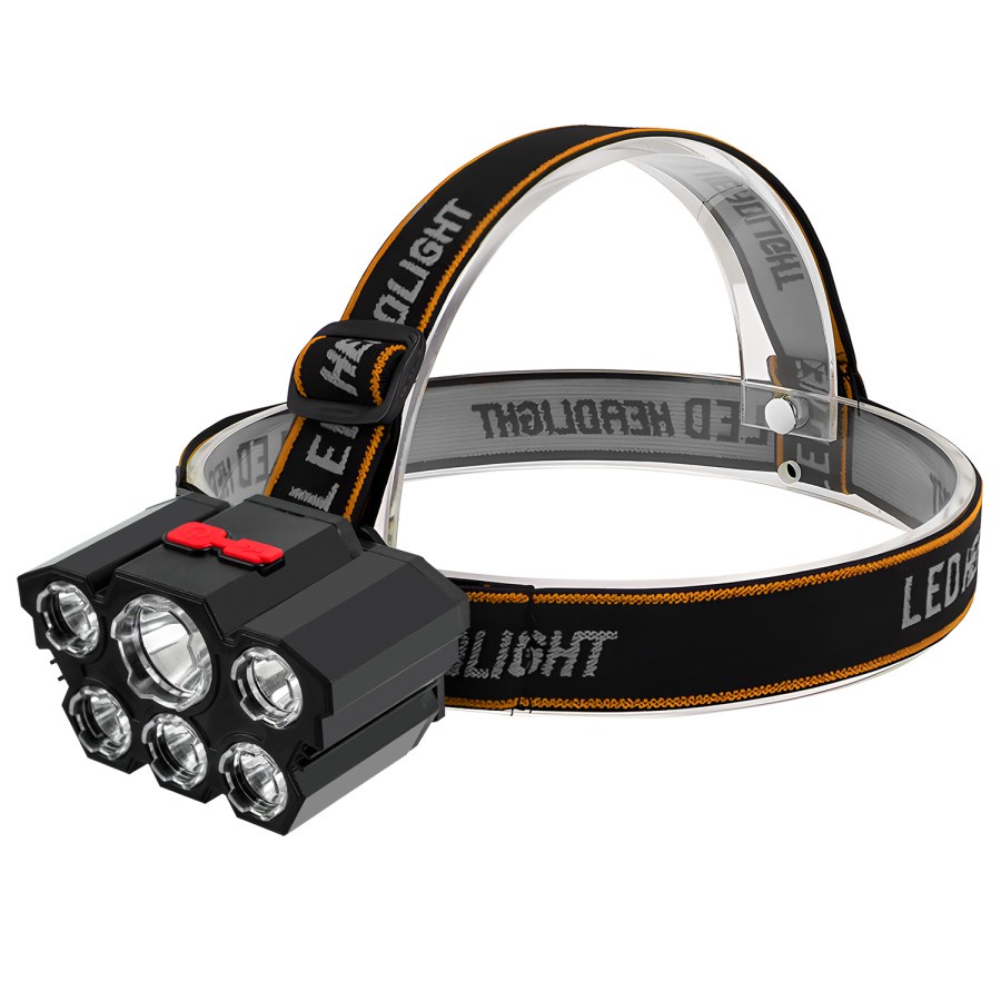 senter kepala cas  super terang anti air rechargeable - Senter Cas Kepala Headlamp Charge  Waterproof Free USB - Headlamp Flashlight Waterproof White and Red Light LED - Lampu Senter Kepala - Lampu Kepala - Headlamp Outdoor - Senter Gunung