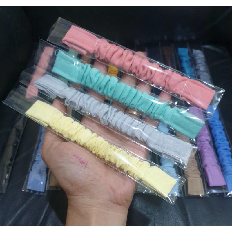 KONEKTOR MASKER KAIN POLOS KEMASAN PLASTIK SATUAN