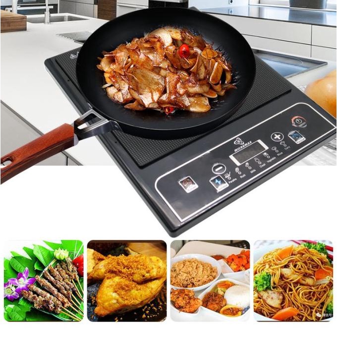 Kompor Listrik Induksi, Multifungsi, Low Watt 2000Watt , Hemat Energi Wsmn2A_W3D