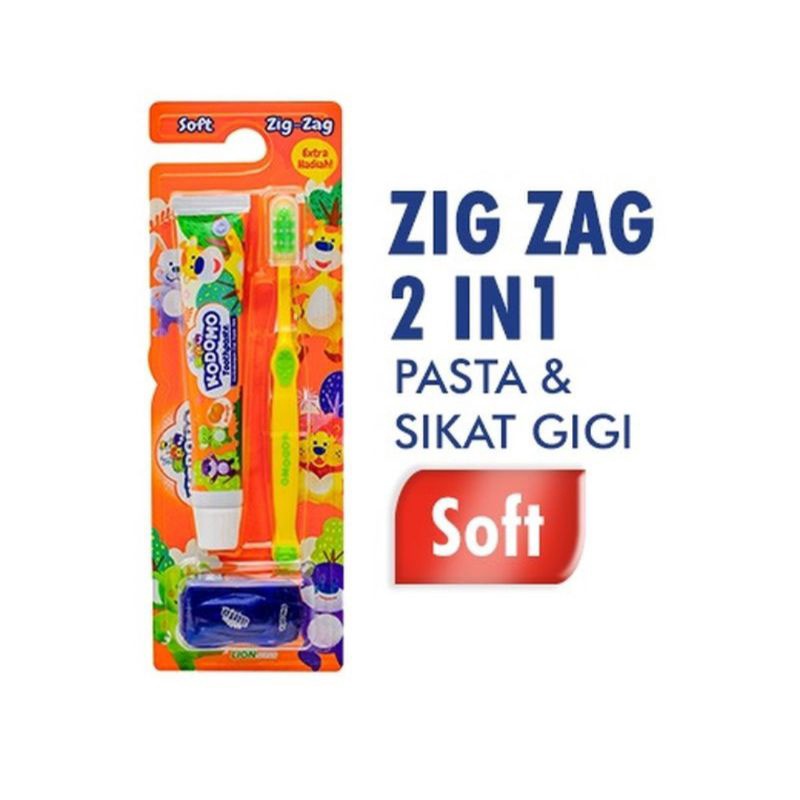 Kodomo pasta gigi + sikat gigi anak
