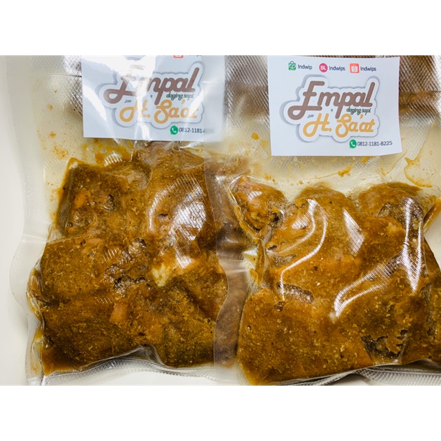 

Empal Daging Sapi Siap Goreng - Frozen Food - Makanan Beku - Lauk Pauk