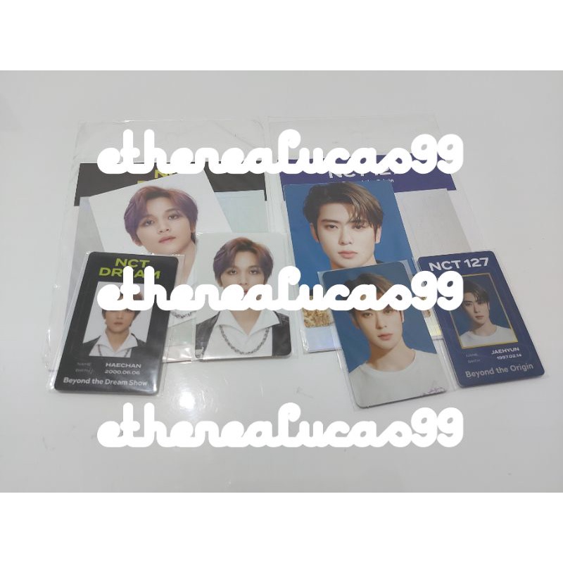 ID CARD BEYOND LIVE NCT 127 JAEHYUN DAN HAECGAN