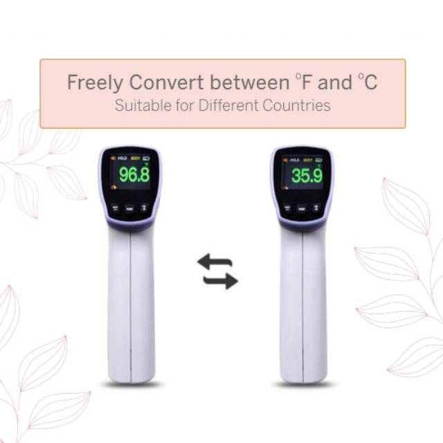 DreamWaist - HT20 Pro Non Contact Infrared Thermometer  - Thermometer Ukur Suhu Badan
