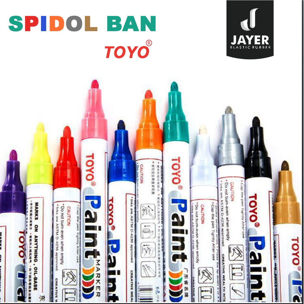 SPIDOL BAN MOTOR MOBIL TOYOPAINT ANTI LUNTUR MULTIWARNA