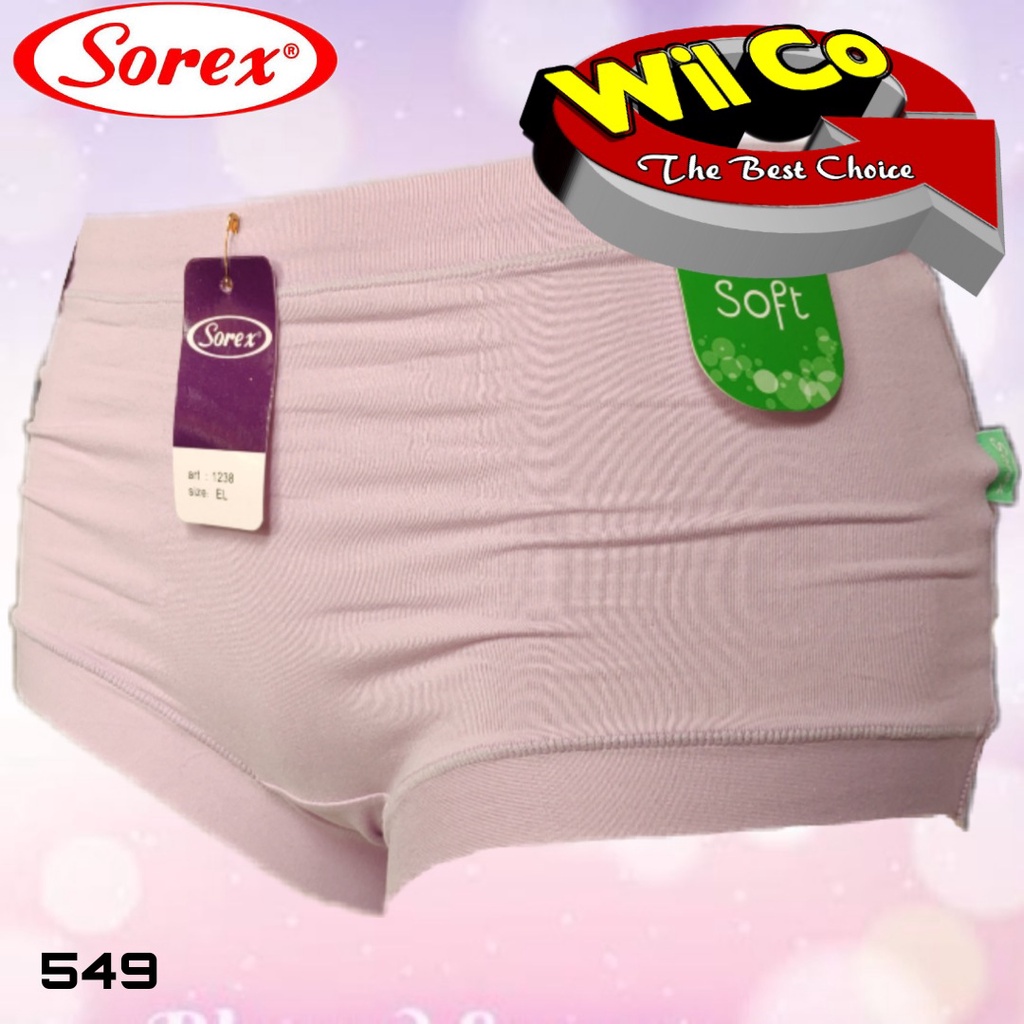 K549 - (Harga Per 1 Potong) CELANA DALAM WANITA PAKAIAN WANITA PAKAIAN DALAM SOREX MAXY SIZE M - XXL