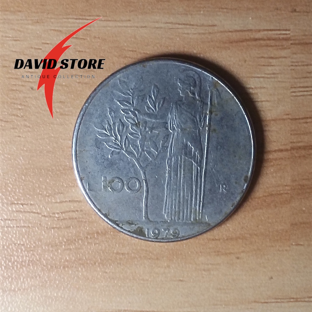 Koin Logam Kuno 100 Italia Kuno Jadul Antik