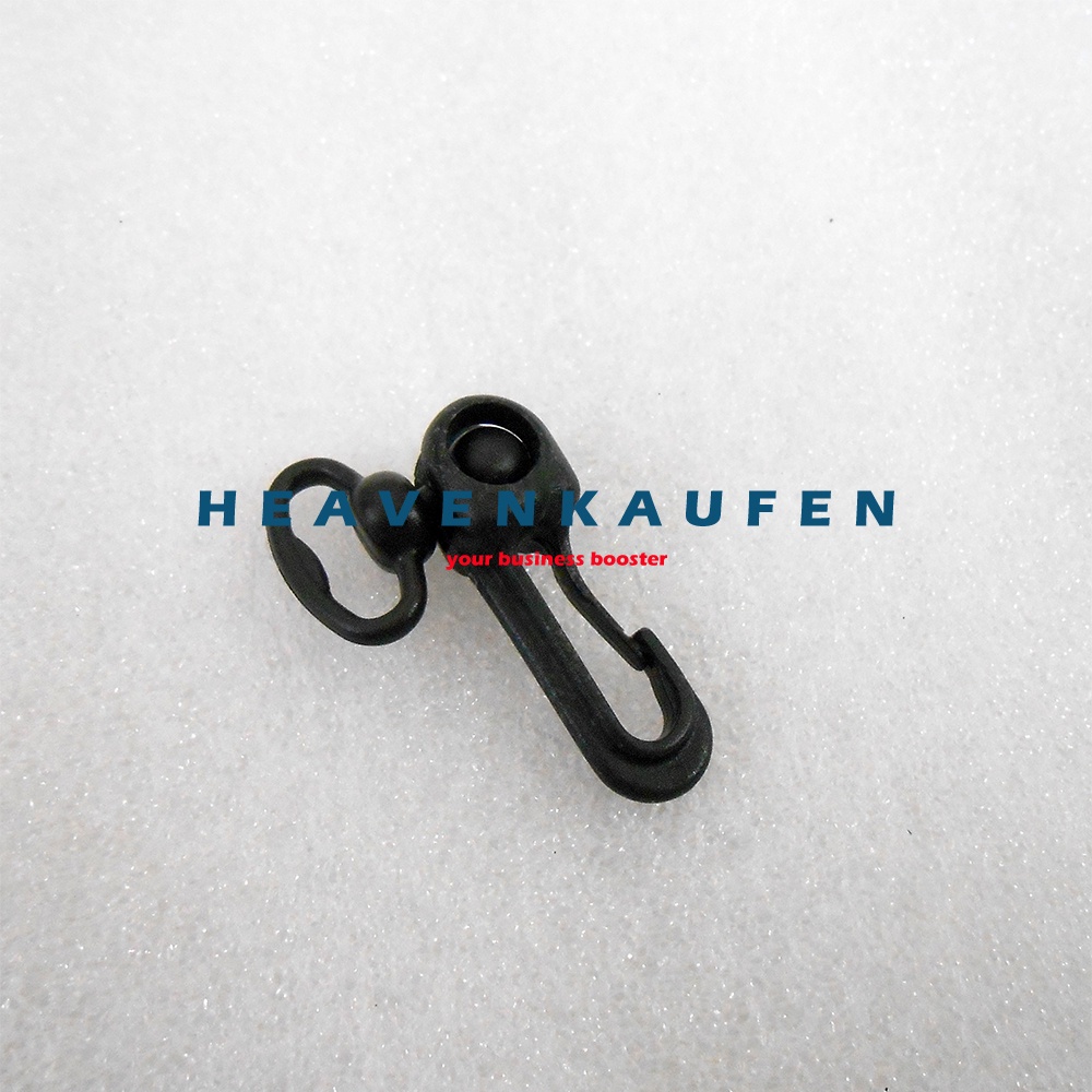 Kait Pengait Gantungan Hook Cantelan 1,5 cm Acetal Warna Hitam