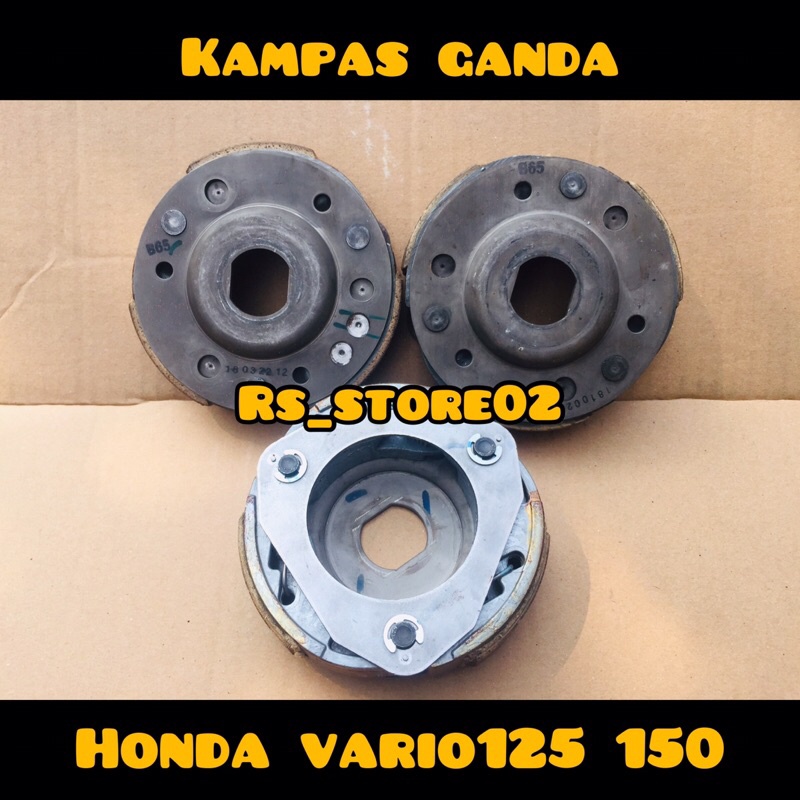 KAMPAS REM BELAKANG HONDA VARIO ORIGINAL / KAMPAS GANDA REM BELAKANG HONDA VARIO 125-150 ORIGINAL