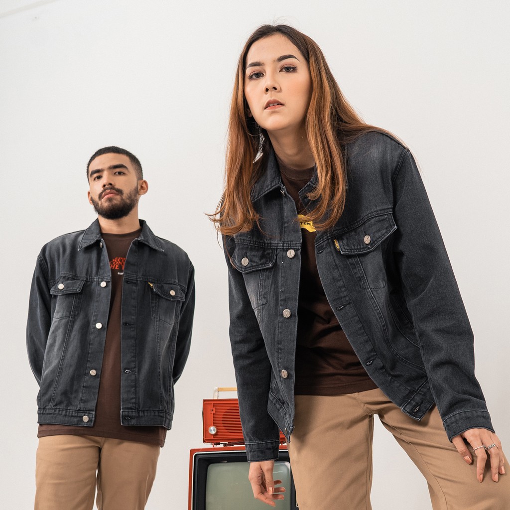 black wash denim jacket