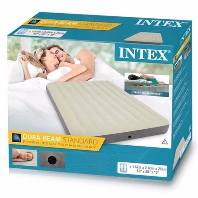 Intex Kasur Angin Uk 152 x 203 cm - Airbed Matras Tiup Air Bed