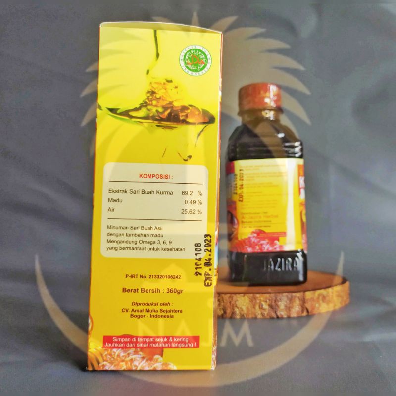 SARI KURMA MADU AL-JAZIRA [ Promo Spesial Shopee! ] Honey Dates  Sari Buah Kurma dengan  Madu