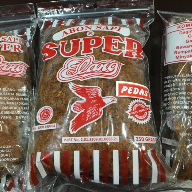 

Abon Sapi Super Cap Elang 250 Gram - Pedas