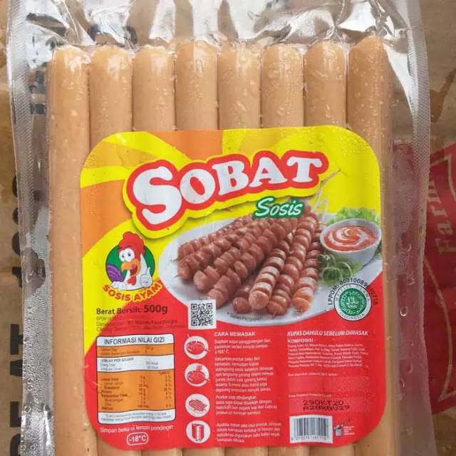 

SOBAT SOSIS AYAM LONG ISI 15 500GR