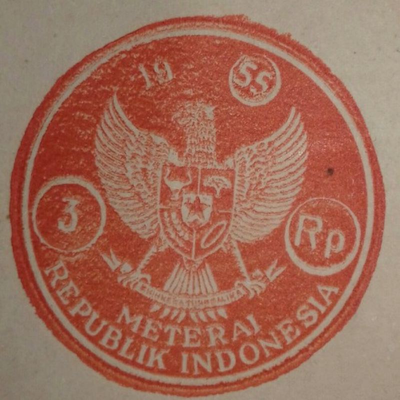 Jual Kertas Segel Tahun 1955 Double Shopee Indonesia