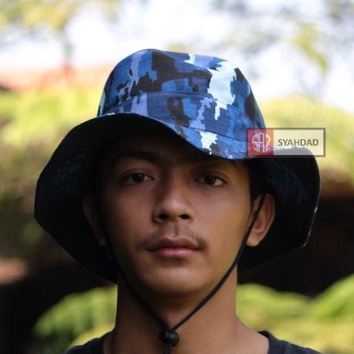 Topi rimba polos pria wanita outdoor topi gunung tali distro