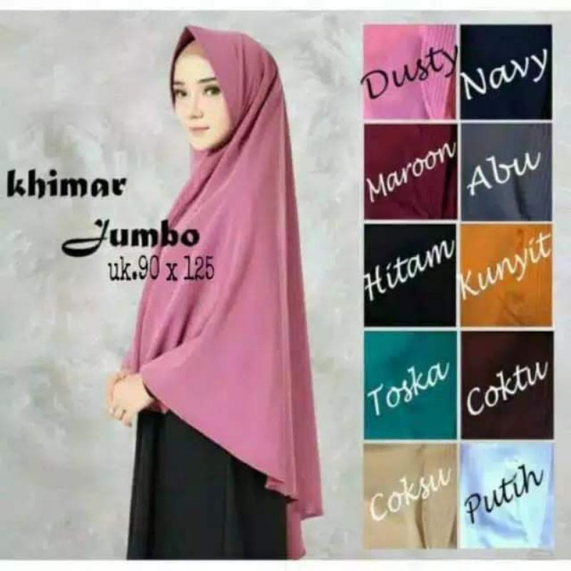 Khimar Wolfis Jumbo