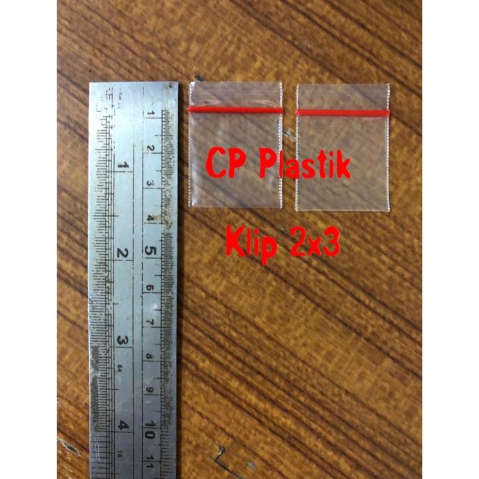 Plastik Klip Uk. 2x3 | Plastik Klip Uk. 2,5x3,5 (isi +/- 100 lembar)
