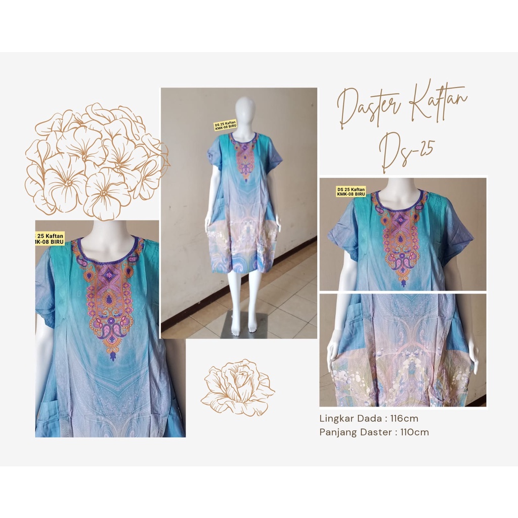 Daster Kuda Mas DS L3 Jumbo LD 138cm Busui Batik Kudamas