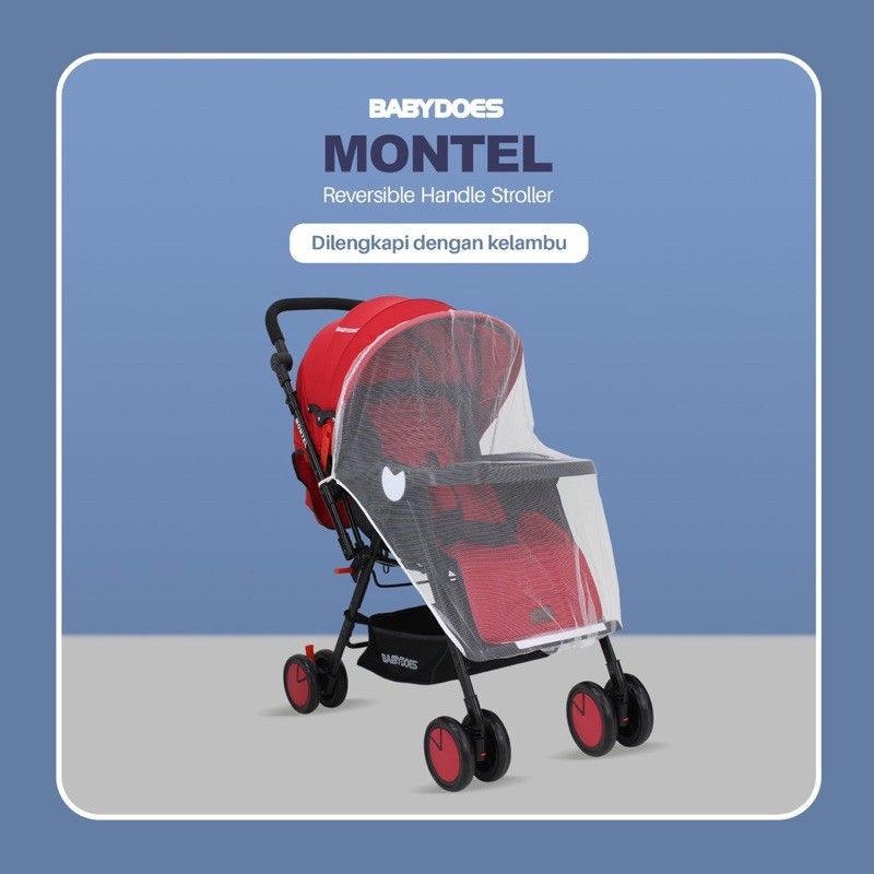 Stroller Reversible BabyDoes Montel / Kereta Dorong Bayi